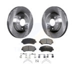 Front Disc Brake Rotors And Ceramic Pads Kit For Nissan Rogue Select K8T-100561