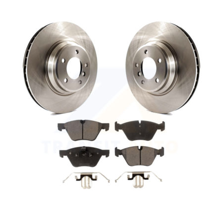 Front Disc Brake Rotors And Ceramic Pads Kit For 2007 BMW 335xi K8T-100568