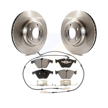 Front Disc Brake Rotors And Ceramic Pads Kit For BMW 335i xDrive X1 335d 335xi 335is K8T-100569