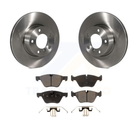 Front Disc Brake Rotors And Ceramic Pads Kit For 2008 BMW 328xi To 08 07 K8T-100570