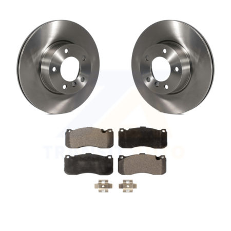 Front Disc Brake Rotor & Ceramic Pad Kit For 2012 BMW 328i 3.0L With 340mm Diameter K8T-100571