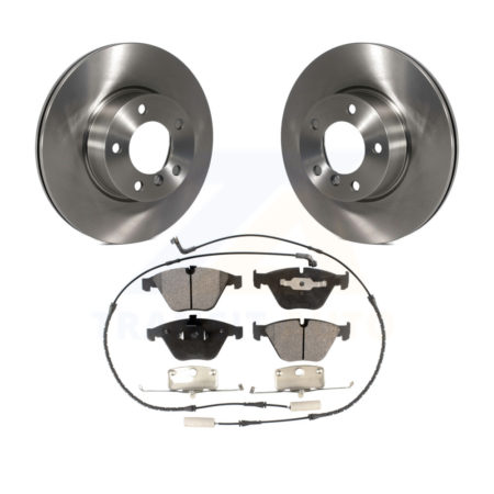 Front Disc Brake Rotors And Ceramic Pads Kit For BMW 328i xDrive X1 328xi 323i K8T-100573