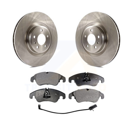 Front Disc Brake Rotors And Ceramic Pads Kit For Audi Q5 A6 Quattro S5 S4 A7 A5 A4 K8T-100583