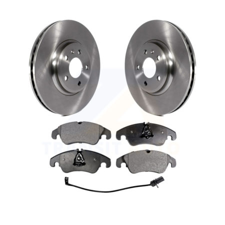 Front Disc Brake Rotors And Ceramic Pads Kit For Audi A4 Quattro Q5 A5 allroad K8T-100585