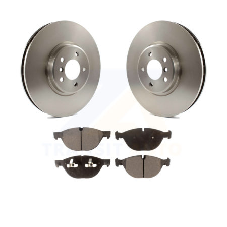 Front Disc Brake Rotors And Ceramic Pads Kit For BMW X5 X6 xDrive50i K8T-100589