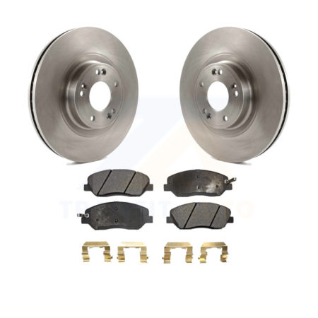 Front Disc Brake Rotors And Ceramic Pads Kit For 2012 Hyundai Genesis 3.8L K8T-100591