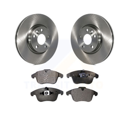 Front Brake Rotors Ceramic Pad Kit For Volvo S60 XC70 S80 Land Rover Range Evoque V60 V70 K8T-100594