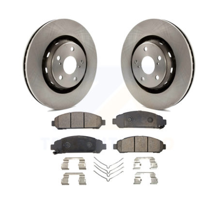 Front Disc Brake Rotors And Ceramic Pads Kit For 2009-2016 Toyota Venza K8T-100595