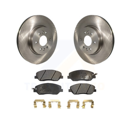 Front Disc Brake Rotors And Ceramic Pads Kit For 2009-2011 Kia Borrego K8T-100596