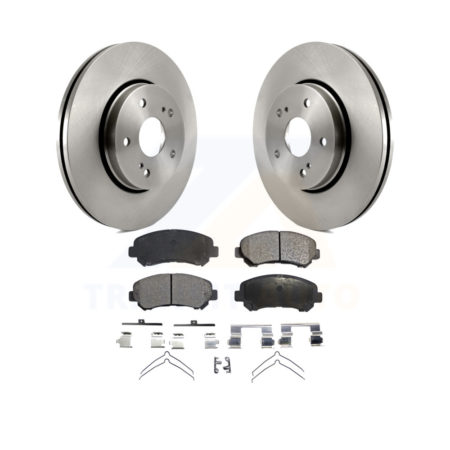 Front Disc Brake Rotors And Ceramic Pads Kit For 2010-2013 Suzuki Kizashi K8T-100614