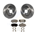Front Disc Brake Rotors And Ceramic Pads Kit For Hyundai Elantra K8T-100623