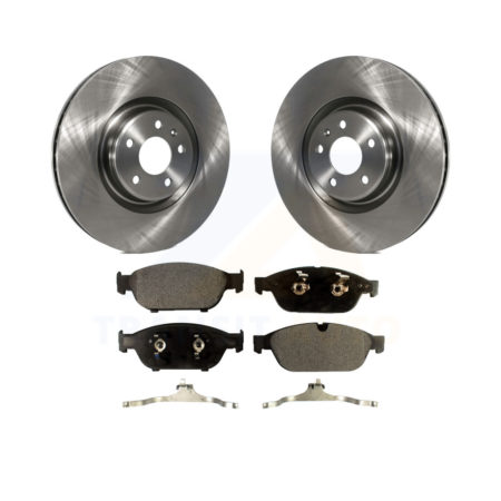 Front Disc Brake Rotors And Ceramic Pads Kit For Audi A6 Quattro A7 K8T-100635