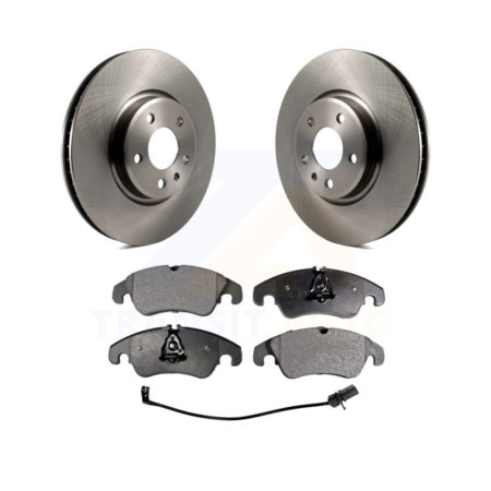 Front Disc Brake Rotors And Ceramic Pads Kit For Audi A4 Q5 A5 Quattro A7 allroad A6 S5 K8T-100636