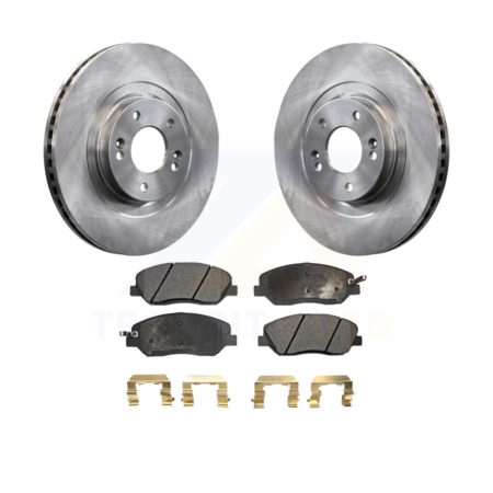 Front Disc Brake Rotors And Ceramic Pads Kit For 2013-2016 Hyundai Santa Fe XL 3.3L K8T-100654