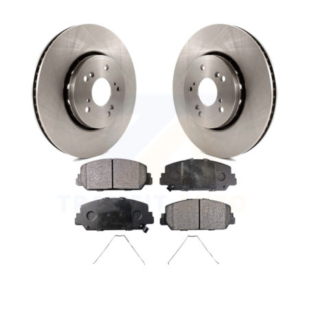Front Disc Brake Rotors And Ceramic Pads Kit For Acura RDX ILX K8T-100660