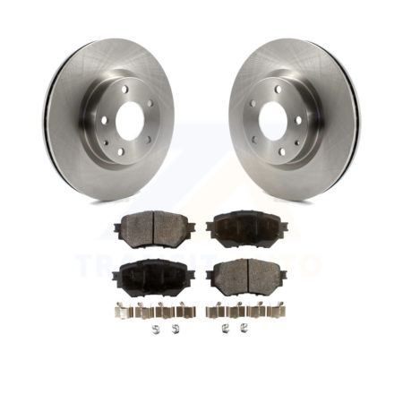 Front Brake Rotors Ceramic Pad Kit For Mazda 3 Sport Vehicles Manufactured In Mexico 2.5L K8T-100675