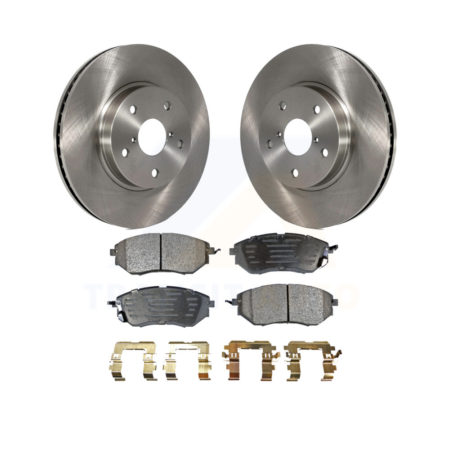 Front Disc Brake Rotors And Ceramic Pads Kit For 2015 Subaru Legacy 2.5L K8T-100687