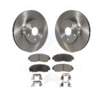 Front Disc Brake Rotors And Ceramic Pads Kit For 2016-2019 Subaru Legacy 2.5L K8T-100688