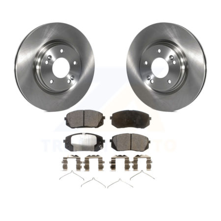 Front Brake Rotor And Ceramic Pad Kit For Hyundai Sonata Kia Optima Niro EV Kona Electric K8T-100690