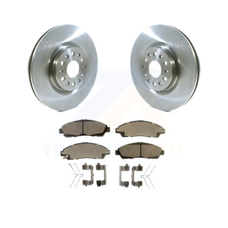 Front Disc Brake Rotors And Ceramic Pads Kit For Cadillac XT5 Buick Enclave XT6 K8T-100703
