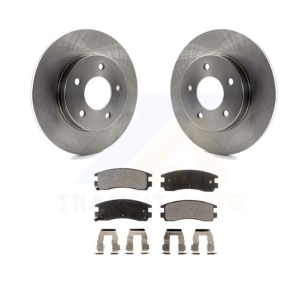 Rear Brake Rotors Ceramic Pad Kit For Cadillac DeVille Buick Park Avenue Eldorado Seville K8T-101621