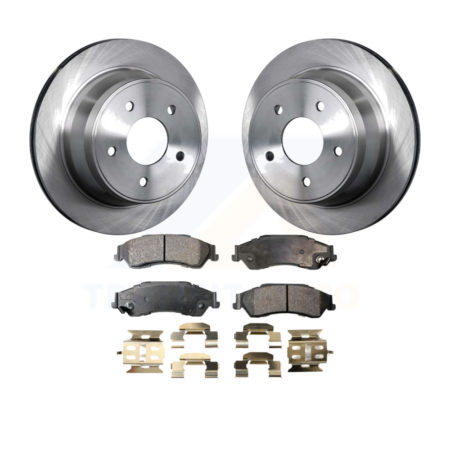 Rear Brake Rotor And Ceramic Pad Kit For Chevrolet S10 Blazer GMC Sonoma Jimmy Oldsmobile K8T-101624