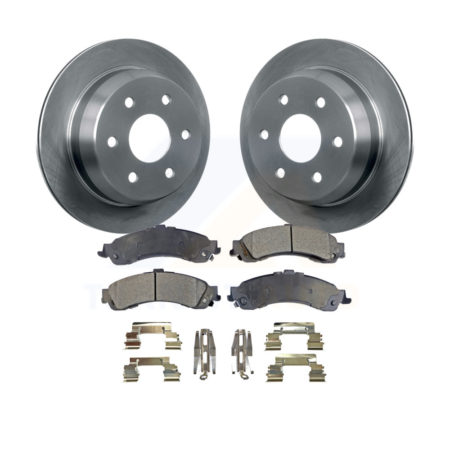 Rear Brake Rotor & Ceramic Pad Kit For Chevrolet Suburban 1500 With Single Piston Caliper K8T-101627