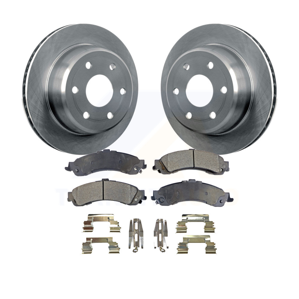 Disc Brake A-Premium 11.61 Inch 295mm Front Vented Rotors Ceramic Pads Kit Compatible Select Cadillac Chevy Gmc Models Escalade Blazer K1500 K1500 Su Front Rotors - Foto 9
