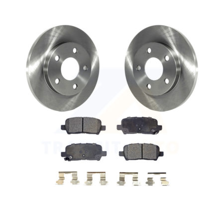Rear Brake Rotor & Ceramic Pad Kit For Chevrolet Impala Pontiac Grand Prix Buick LaCrosse K8T-101646