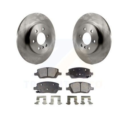 Rear Brake Rotor And Ceramic Pad Kit For Chevrolet Uplander Buick Terraza Pontiac Montana K8T-101655