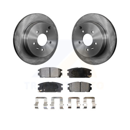 Rear Brake Rotor & Ceramic Pad Kit For Chevrolet Equinox Saturn Vue Captiva Sport Pontiac K8T-101663