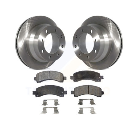 Rear Disc Brake Rotors And Ceramic Pads Kit For Chevrolet Express 4500 K8T-101668