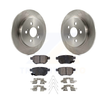 Rear Brake Rotor Ceramic Pad Kit For Toyota Corolla Prius Matrix Prime Pontiac Vibe Lexus K8T-101669