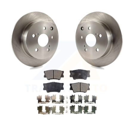 Rear Disc Brake Rotors And Ceramic Pads Kit For Toyota Matrix Pontiac Vibe K8T-101670