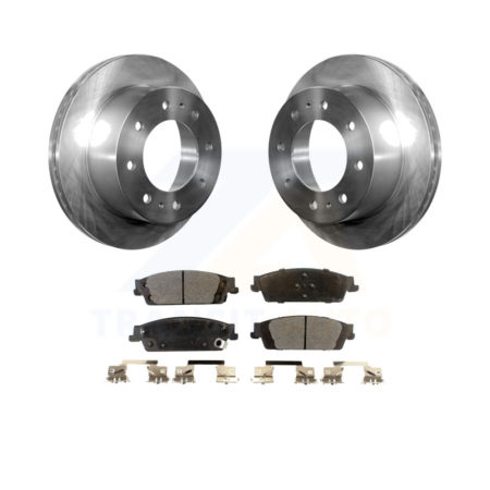 Rear Disc Brake Rotors And Ceramic Pads Kit For Chevrolet Suburban K8T-101690