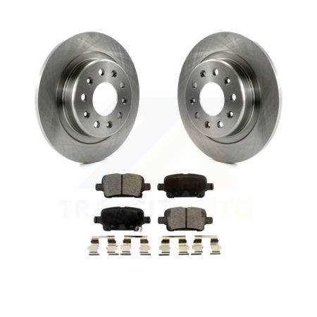 Rear Brake Rotors Ceramic Pad Kit For Chevrolet Equinox Malibu GMC Terrain Buick LaCrosse K8T-101694