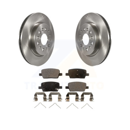Rear Brake Rotor Ceramic Pad Kit For Chevrolet Traverse GMC Acadia Cadillac XT5 Buick XT6 K8T-101695