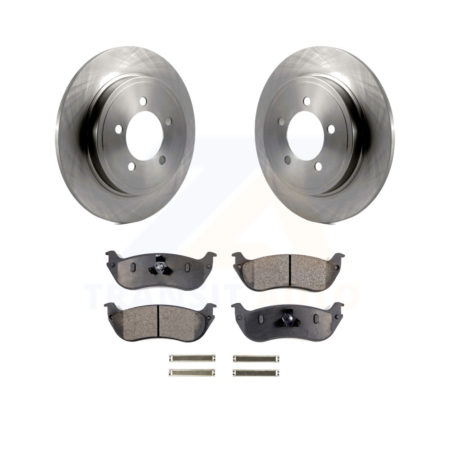 Rear Disc Brake Rotors And Ceramic Pads Kit For Ford Explorer Mercury Mountaineer K8T-101712