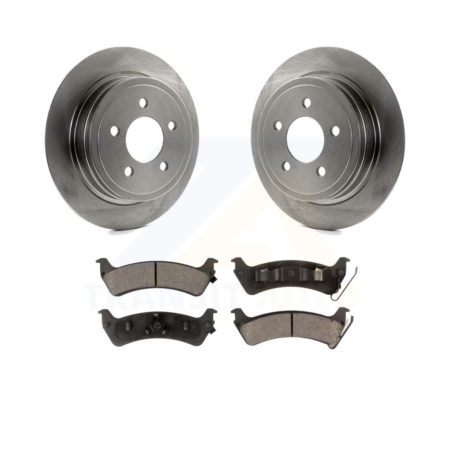 Rear Disc Brake Rotors And Ceramic Pads Kit For Ford Explorer Sport Trac K8T-101719