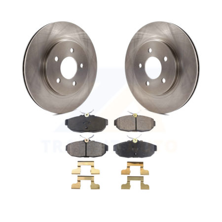 Rear Disc Brake Rotors And Ceramic Pads Kit For Ford Mustang K8T-101725