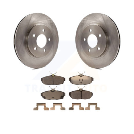 Rear Disc Brake Rotors And Ceramic Pads Kit For Ford Mustang K8T-101727