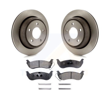 Rear Disc Brake Rotors And Ceramic Pads Kit For Ford Ranger Mazda B2300 B4000 K8T-101746