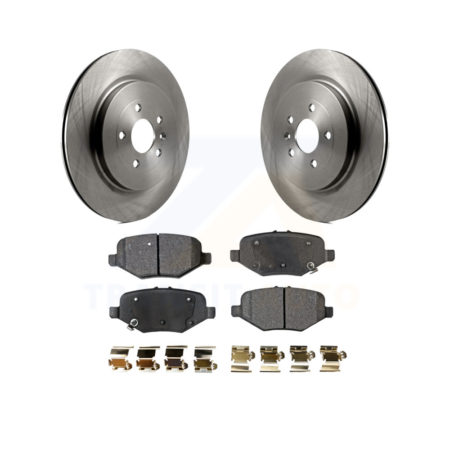 Rear Brake Rotor & Ceramic Pad Kit For Ford Explorer Taurus Flex Police Interceptor Sedan K8T-101751