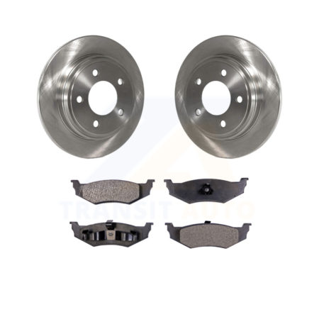 Rear Brake Rotors Ceramic Pad Kit For Chrysler Dodge Intrepid 300M Concorde LHS Eagle New K8T-101759