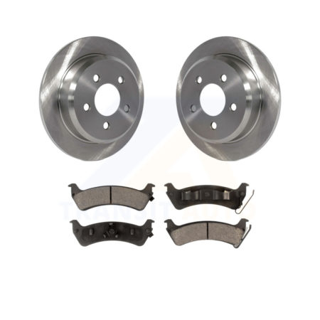 Rear Disc Brake Rotors And Ceramic Pads Kit For Jeep Grand Cherokee K8T-101760