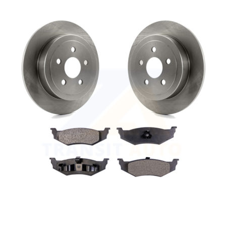 Rear Brake Rotor And Ceramic Pad Kit For Chrysler Sebring Dodge Stratus PT Cruiser Cirrus K8T-101761