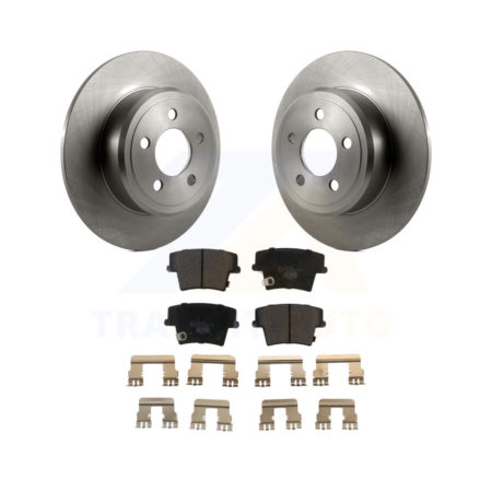 Rear Brake Rotor Ceramic Pad Kit For Dodge Charger Chrysler 300 Challenger Magnum Avenger K8T-101778