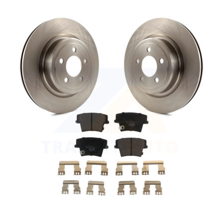 Rear Disc Brake Rotors And Ceramic Pads Kit For Dodge Charger Magnum K8T-101783
