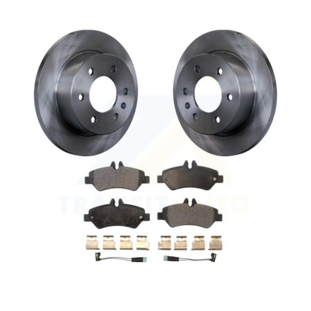 Rear Brake Rotors Ceramic Pad Kit For Sprinter 2500 Mercedes-Benz Dodge Freightliner 3500 K8T-101792