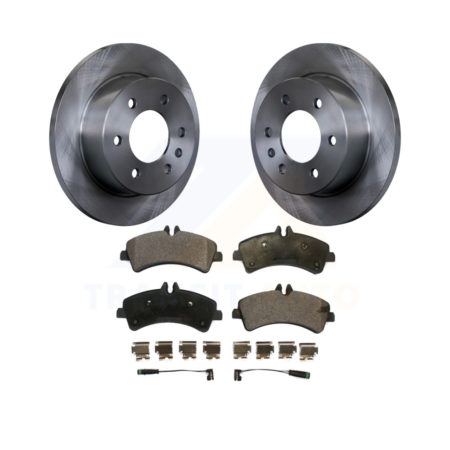 Rear Brake Rotor And Ceramic Pad Kit For 2012 Freightliner Sprinter 3500 With Solid K8T-101793
